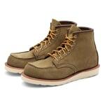 Men's moc boot suede Olive
