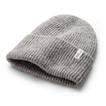 Cappello unisex lavorato a maglia a coste Grigio