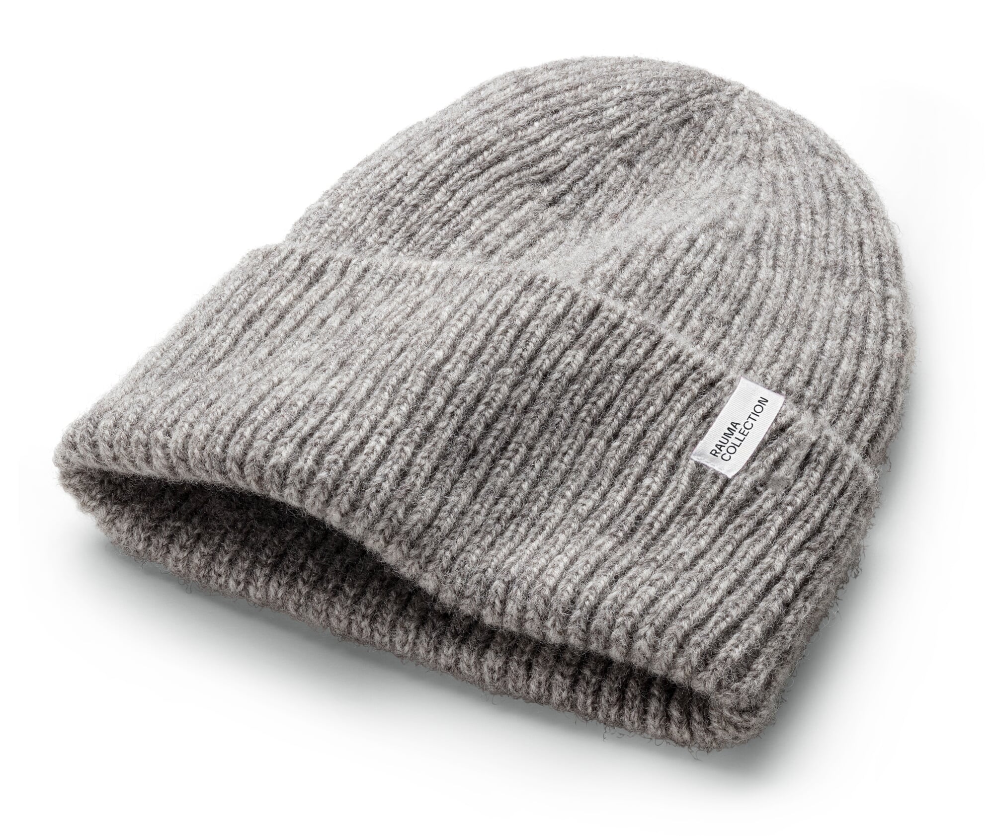 Unisex knitted hat rib, Gray | Manufactum