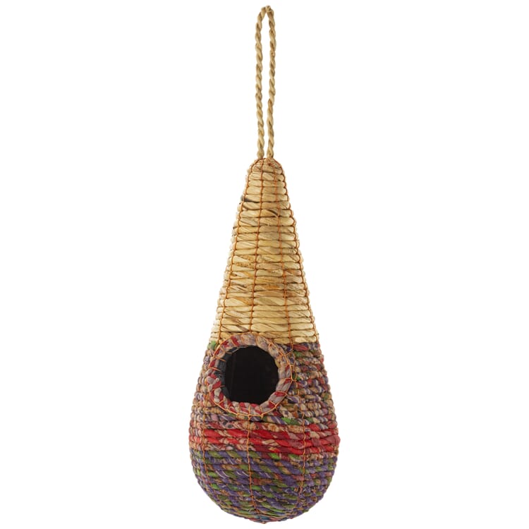 Vogelnest Upcycling, Halbhöhle Tropfen