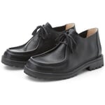 Men's leather lace-up shoe Black