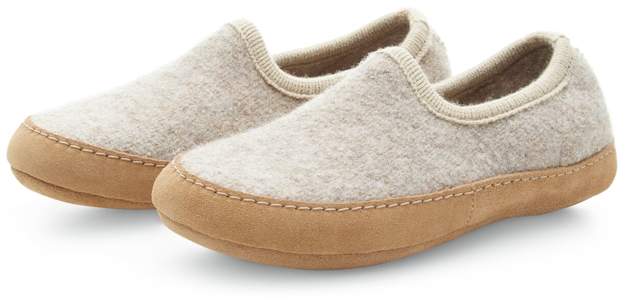 Chausson unisexe Beige