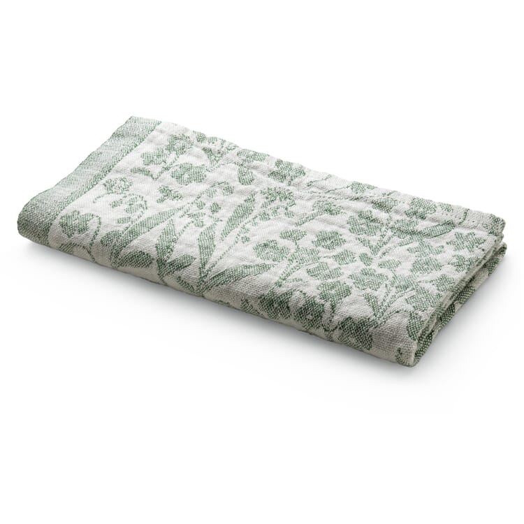 Serviette de table lin floral