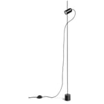 Lampada da terra Fa RAL 9011 Nero grafite