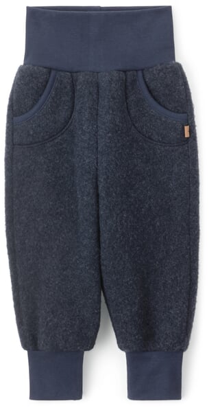 Kinder-Schlupfhose Wollfleece Dunkelblau