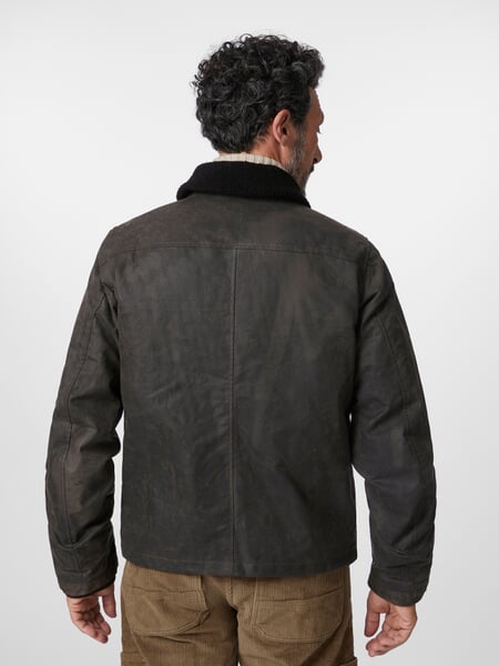 Veste de pont pour homme Marron foncé, présenté sur un modèle