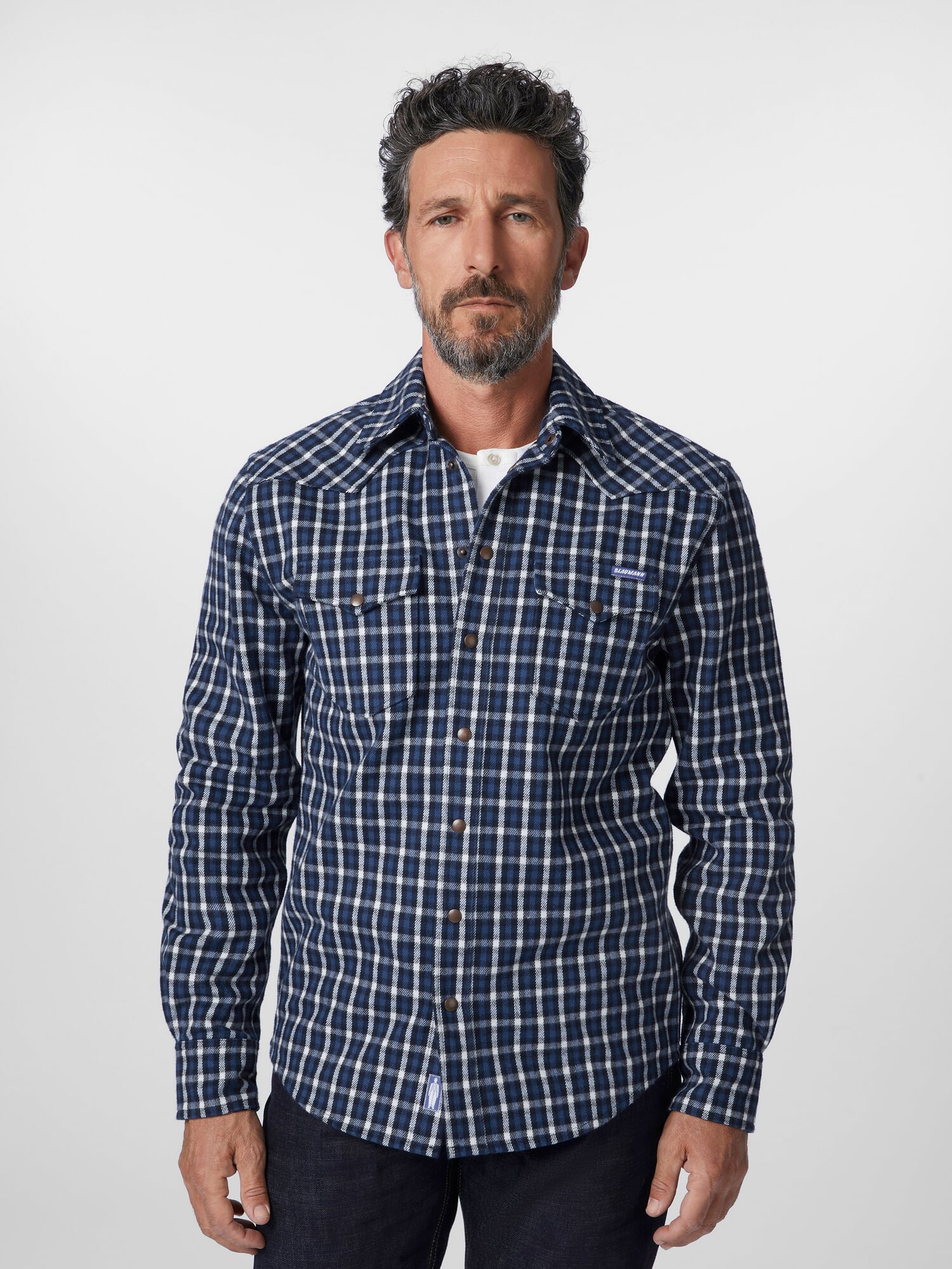 Chemise En Flanelle Volcom Homme Taille M - Carreaux Bleus - Manches Longues - Coton