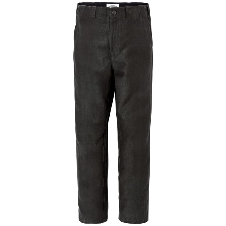 Herrenhose angeschnittener Bund, Anthrazit