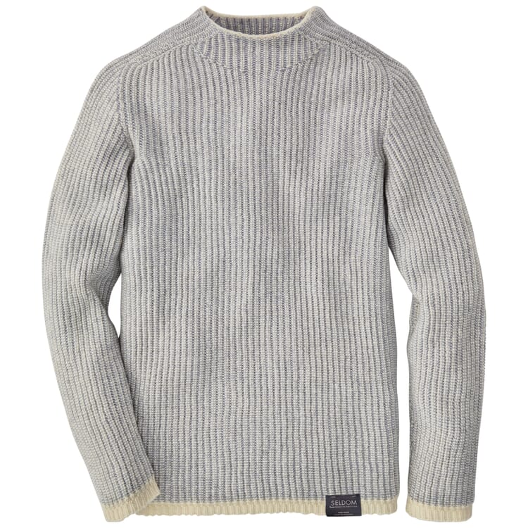 Men's sweater rib, Grayish