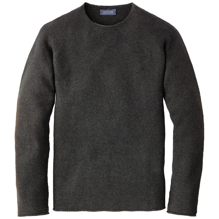 Seldom Men sweater raglan sleeves, Green