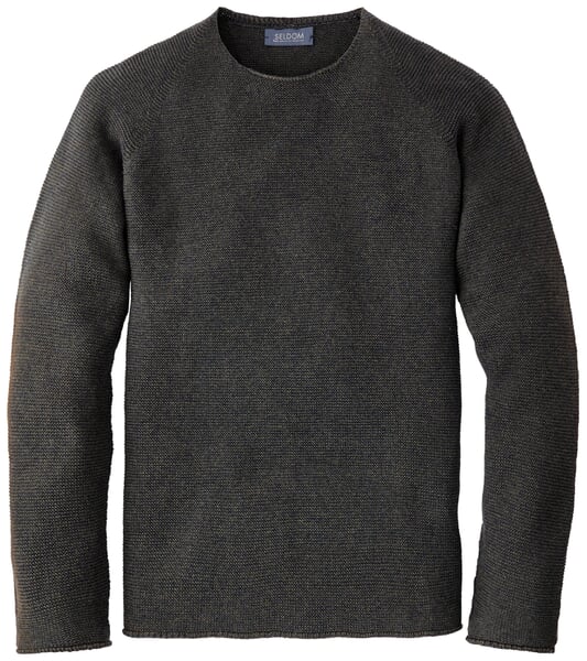 Seldom Pull-over homme manches raglan Vert
