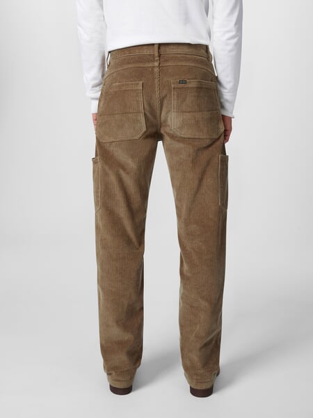 Men's cord trousers Utility 1967 Medium brown, presented on a model