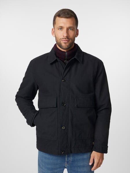 Veste de marin pour homme Bleu foncé, présenté sur un modèle
