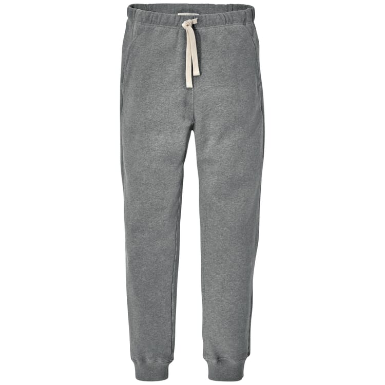 Pantaloni da uomo in felpa, Grigio melange