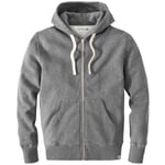 Men hoodie jacket Grey melange