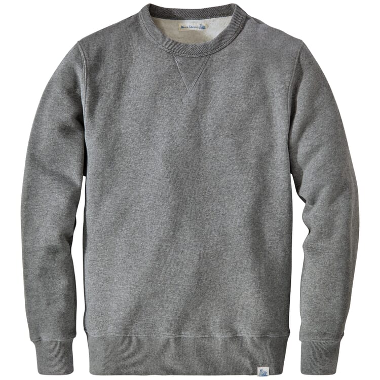 Felpa da uomo, Grigio melange