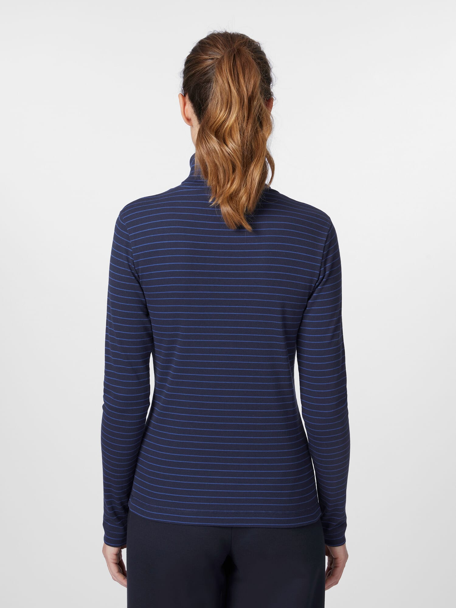 ★KIRSH★ Cherry Basic Turtleneck T-Shirt Dark Blue チェリーベーシックタートルネックTシャツ【ダークブルー】