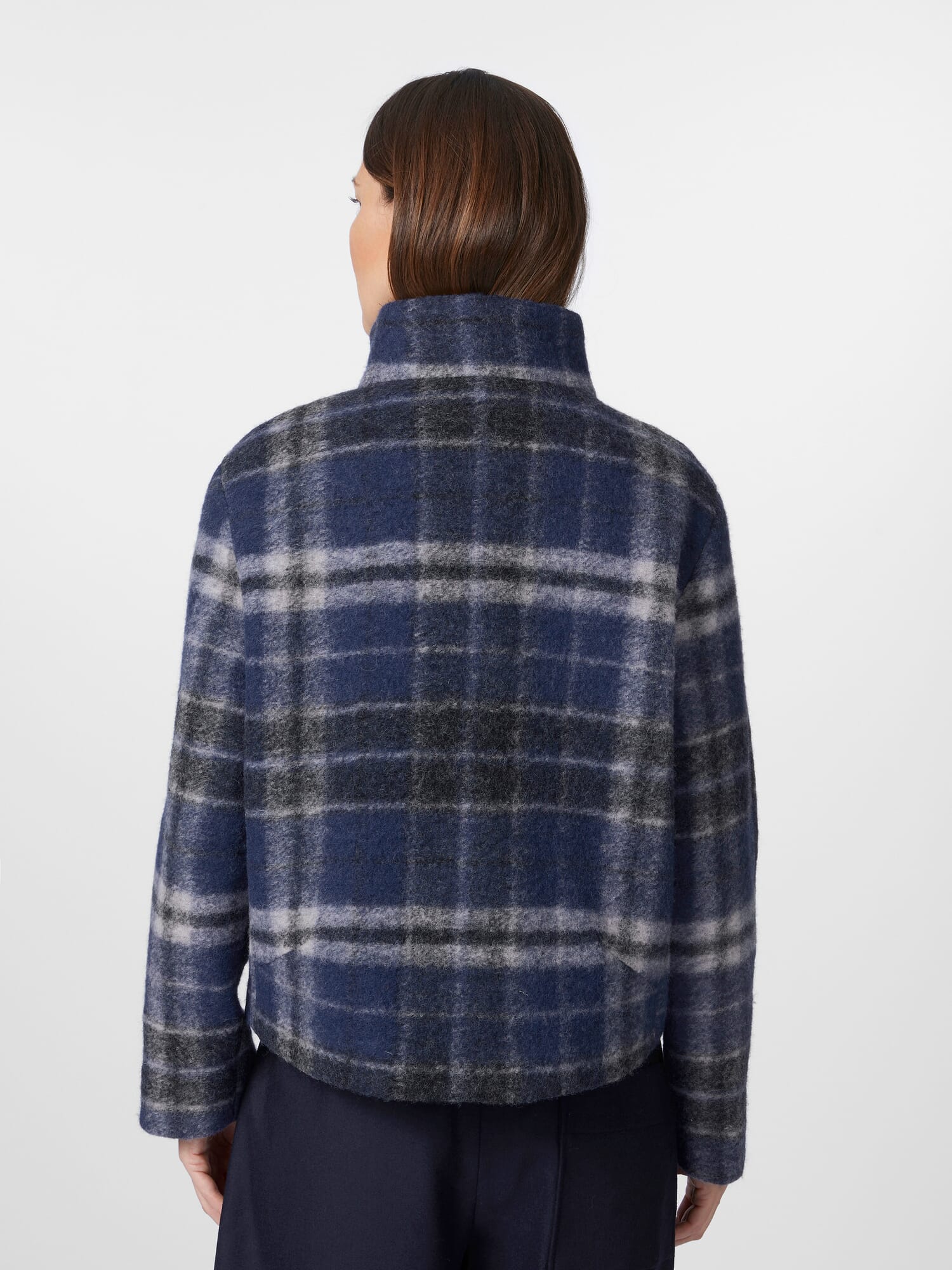 Ladies check jacket, Blue tones | Manufactum