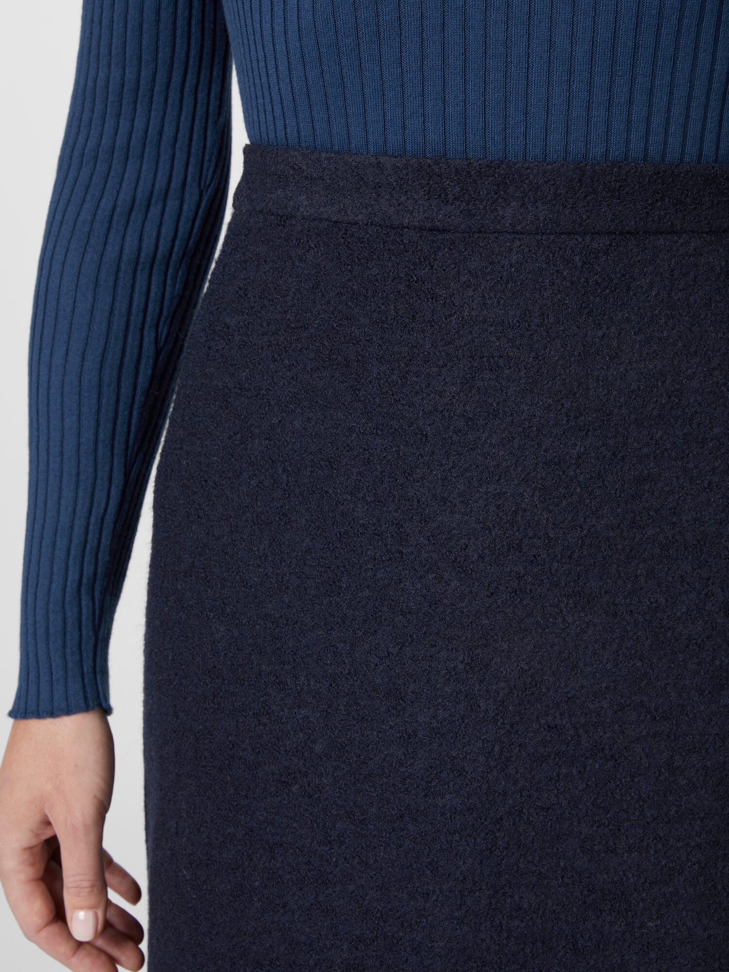 Ladies walking skirt short, Dark blue | Manufactum