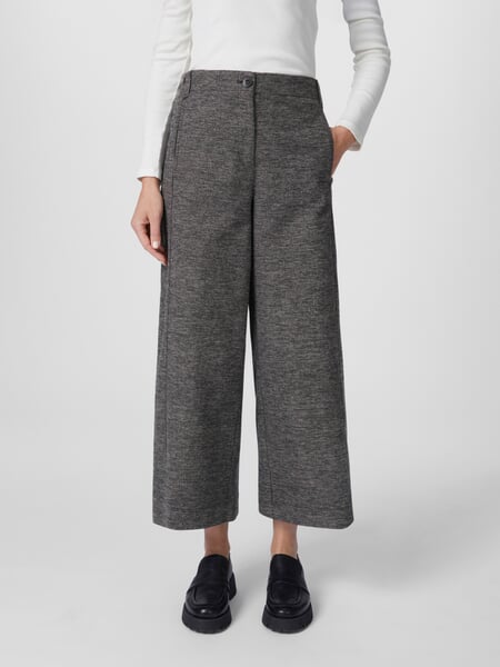 Culotte til kvinder Grå melange, præsenteret på en model