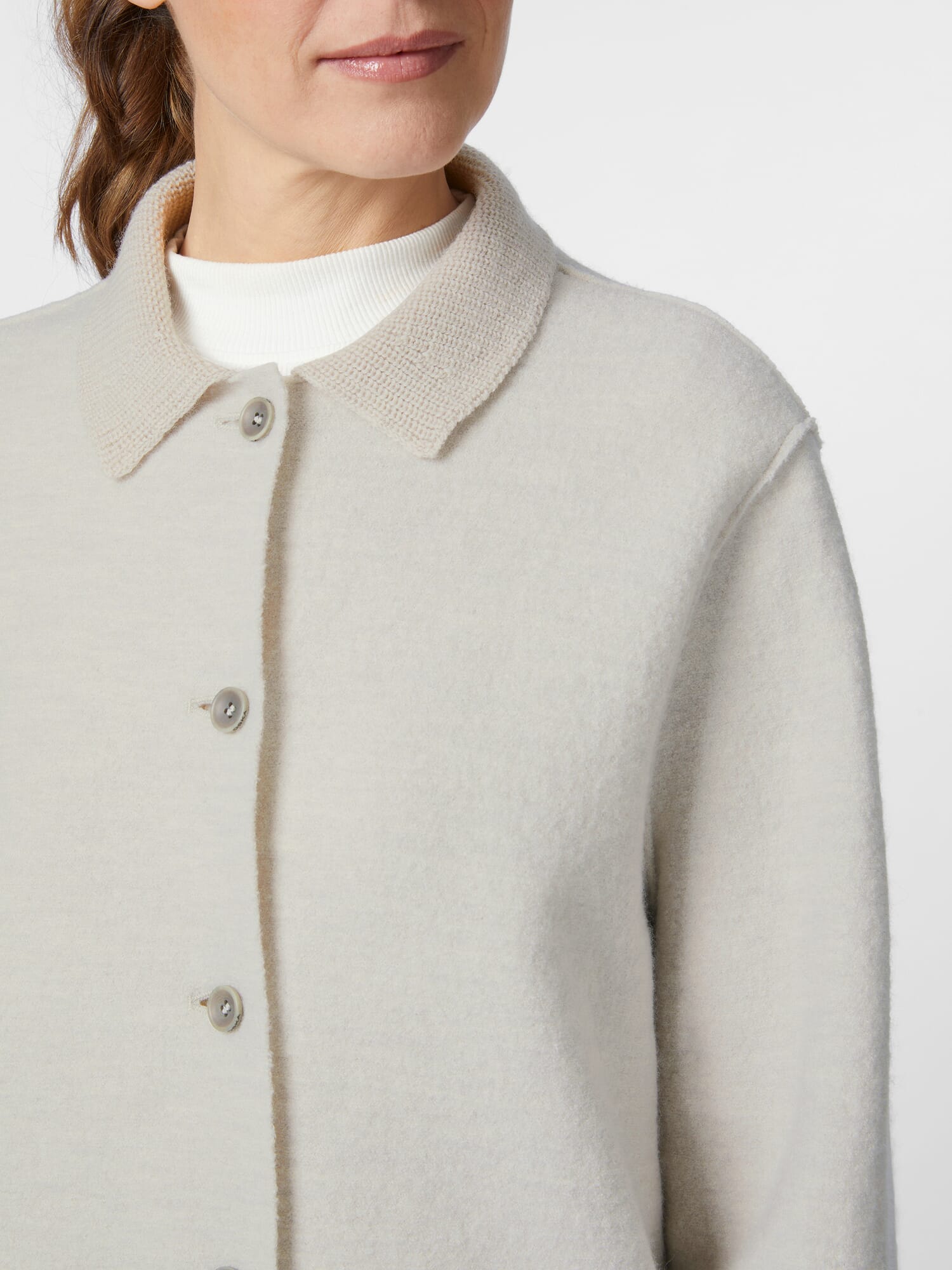 【Theory】Women Felted Wool Cash Classic Knit Jacket - Ivory Amazon.com: Theory Women's Cropped Jacket, Ivory : Clothing