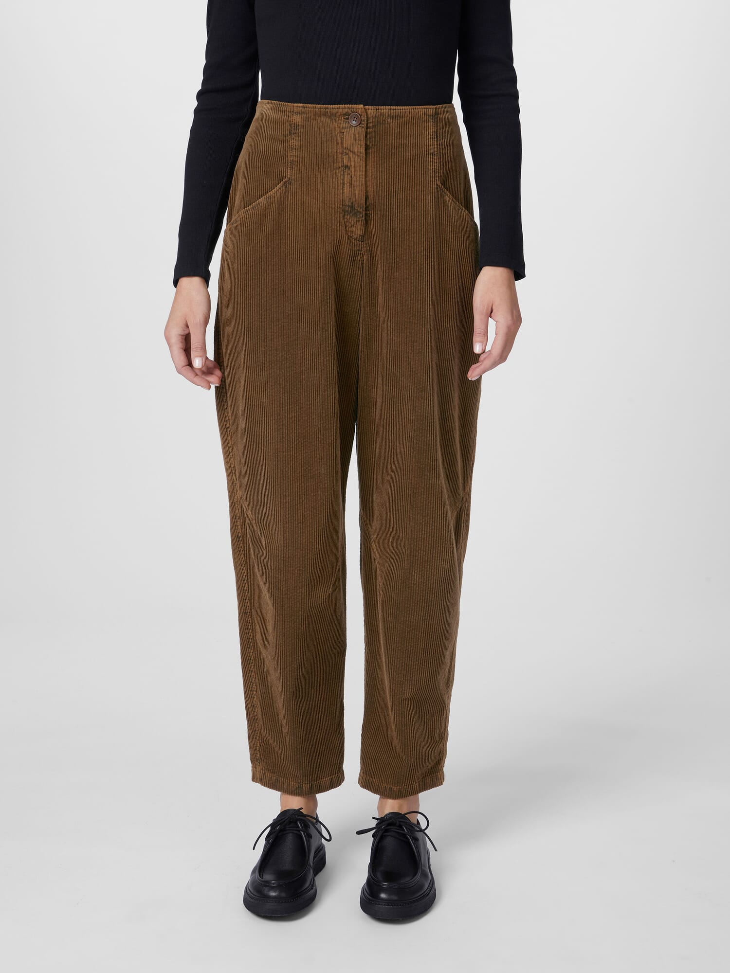 【関税&送料込】Mariuccia Trousers Brown Ladies corduroy pants, Brown | Manufactum
