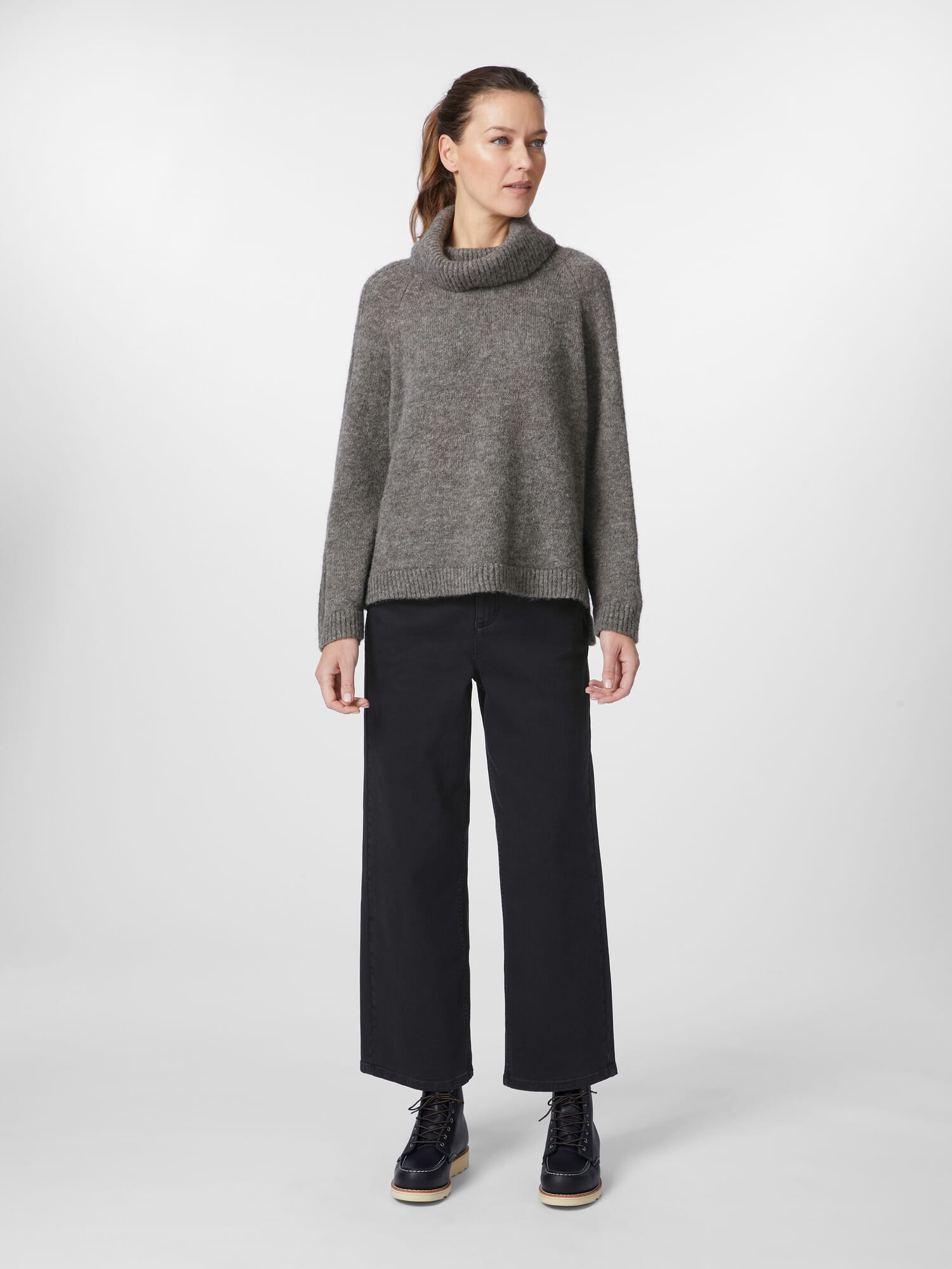 NANUSHKA 売れ筋商品|||ナヌーシュカ ニット&セーター アウター レディース Turtlenecks Grey Ladies turtleneck sweater, Gray | Manufactum