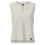 Pull-over femme col V Ecru