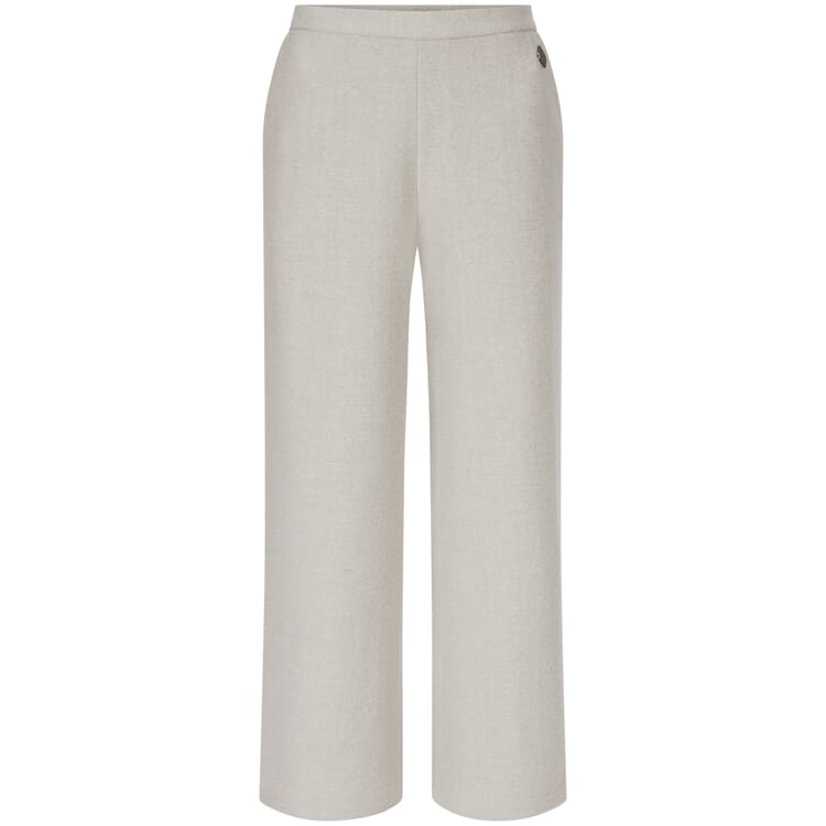 Pantalon en tricot pour femmes, Ecru