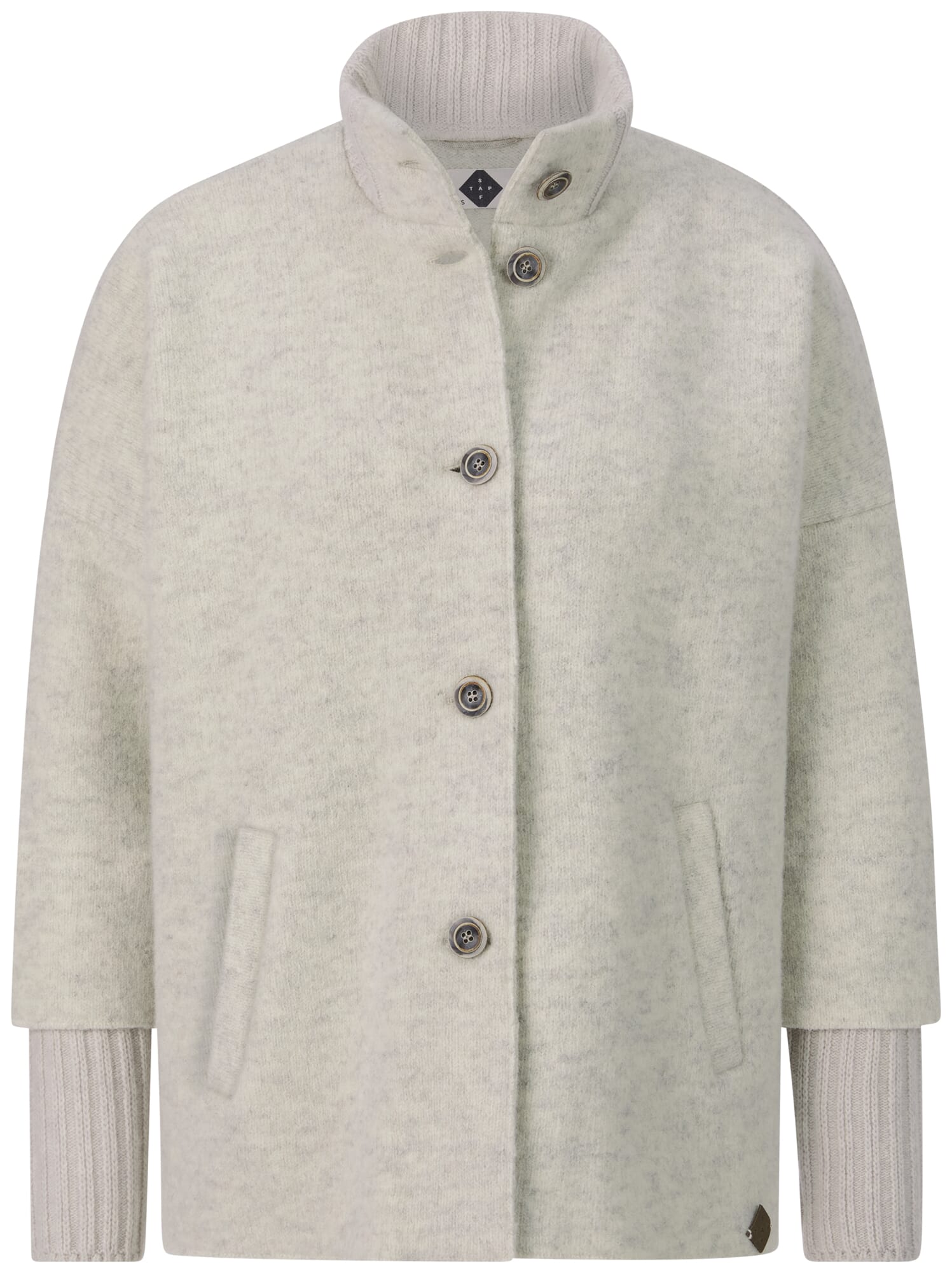 Veste en laine shops blanche femme