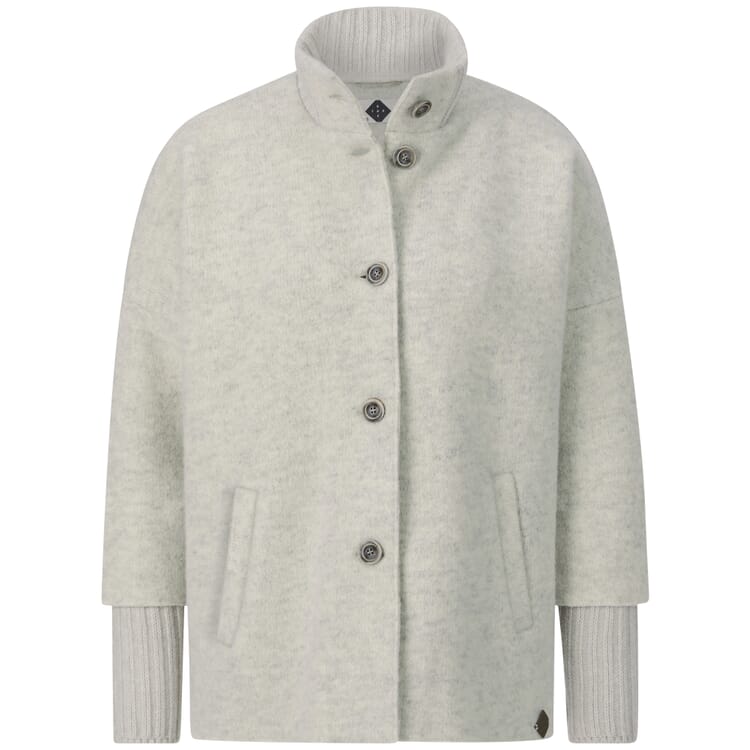 Veste en laine pour femmes, Ecru