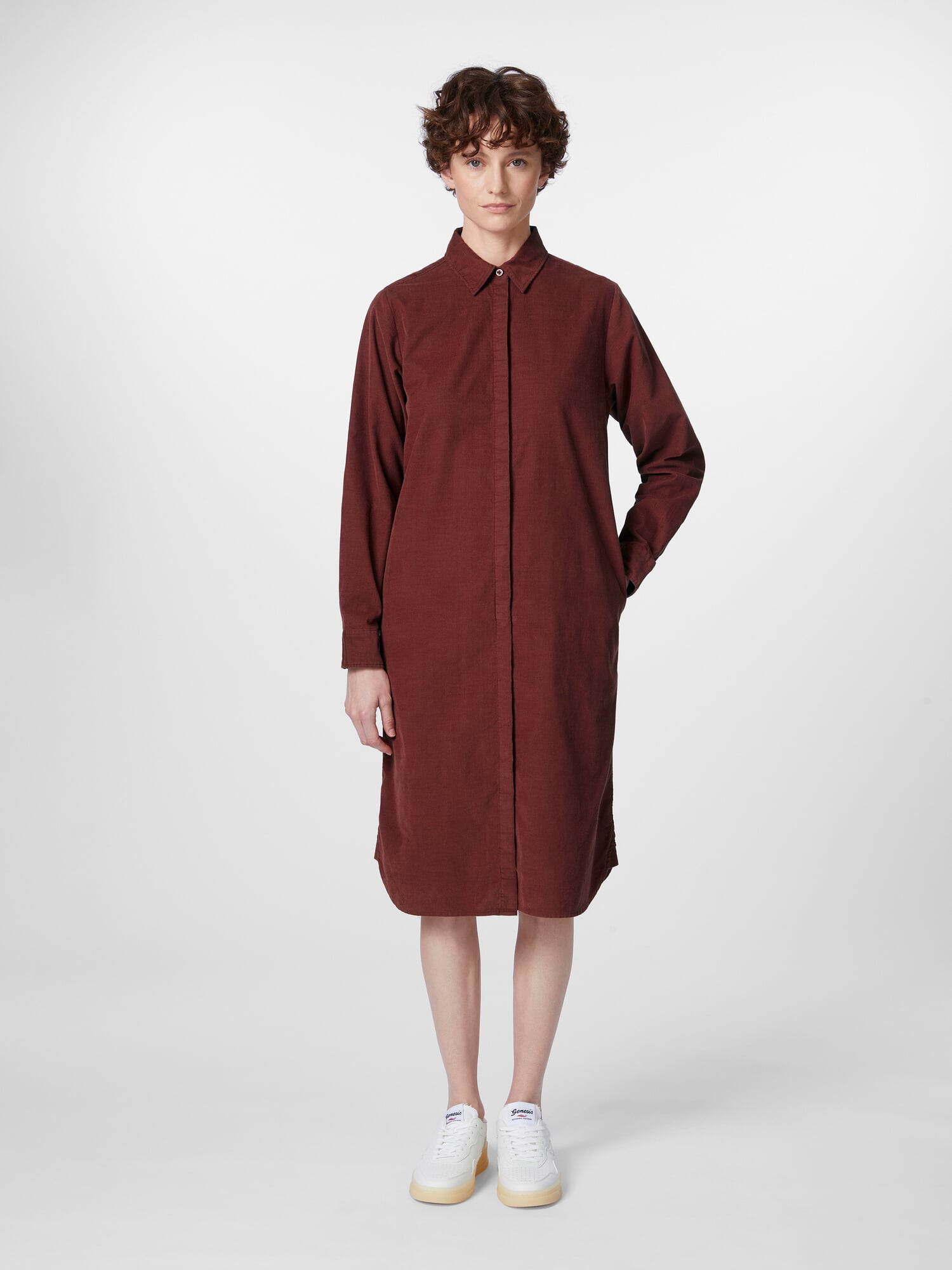 white christmas dresses Hold My Hand Emerald Green Corduroy Dress – Shop the Mint main image 0