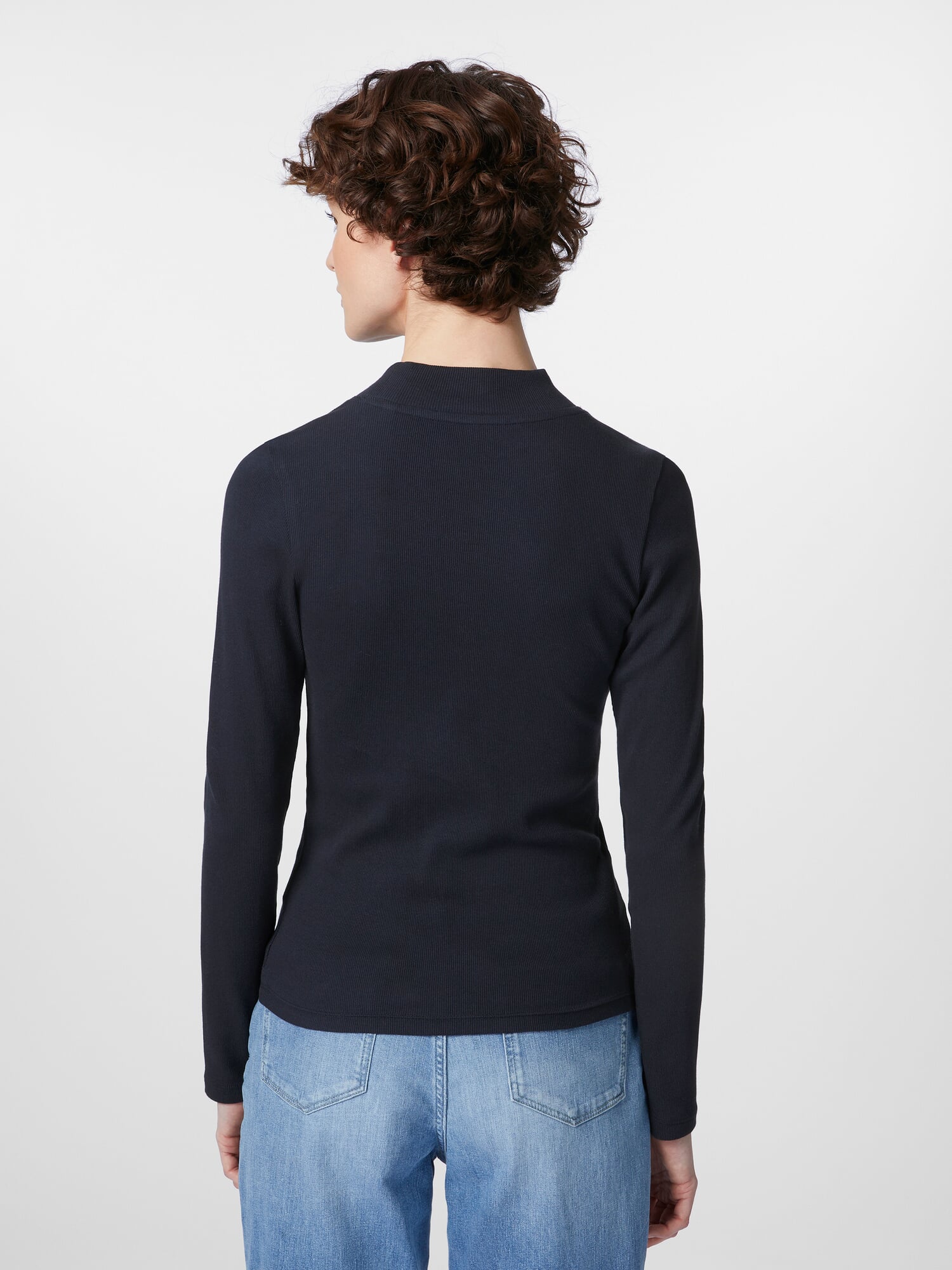 YUTILA Damesshirt met lange mouwen, ronde hals, licht, losse trui