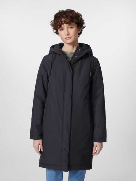 Damen-Winterparka Navy, Tragebild
