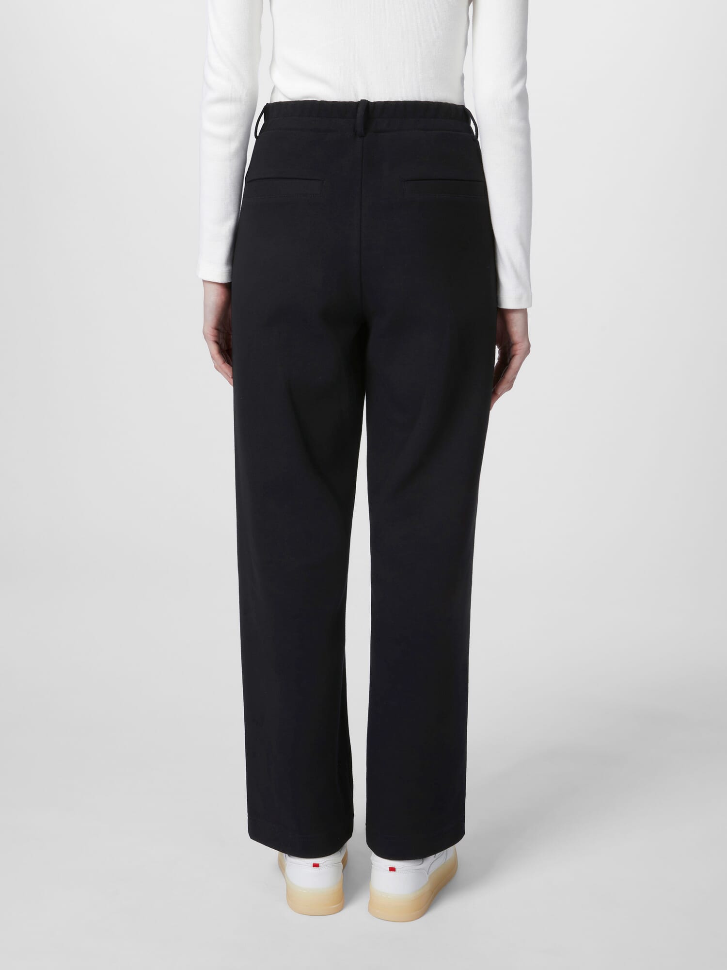 Ladies' heavy jersey trousers, Black | Manufactum