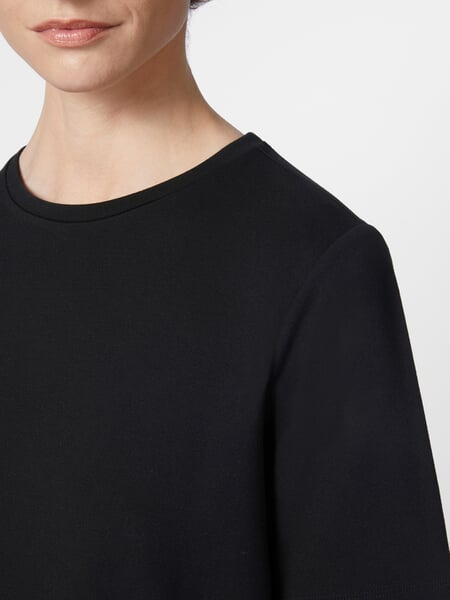 Jerseyjurk voor dames Zwart, close-up