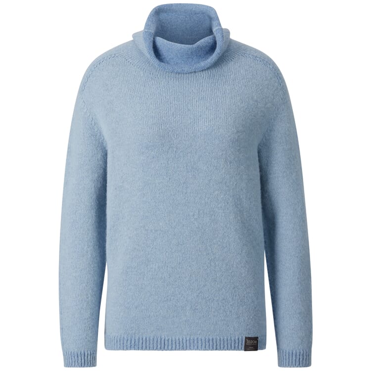 Rullekravetrøje til damer, Bleu