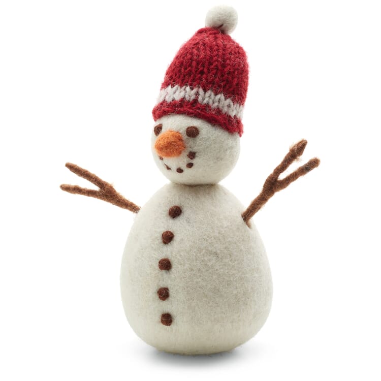 Bonhomme de neige en feutre, Petit