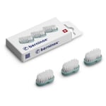 Replacement brush head Berninox 316 (3 pieces) Soft Iceberg green