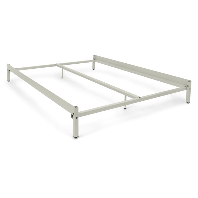 Erik bed, 160 x 200 cm, RAL 7032 Pebble grey