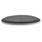 Coussin d'assise Rond Anthracite-gris clair