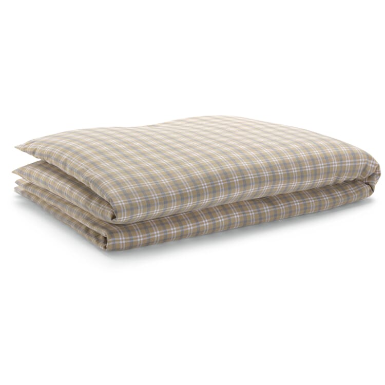 Ternet dynebetræk i flannel