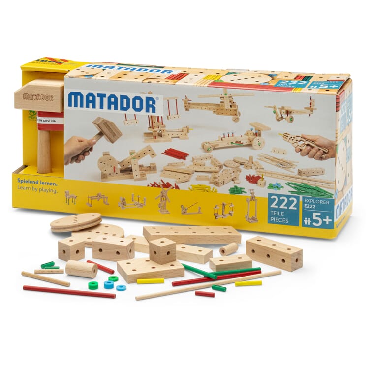 Beech Wood Construction Set