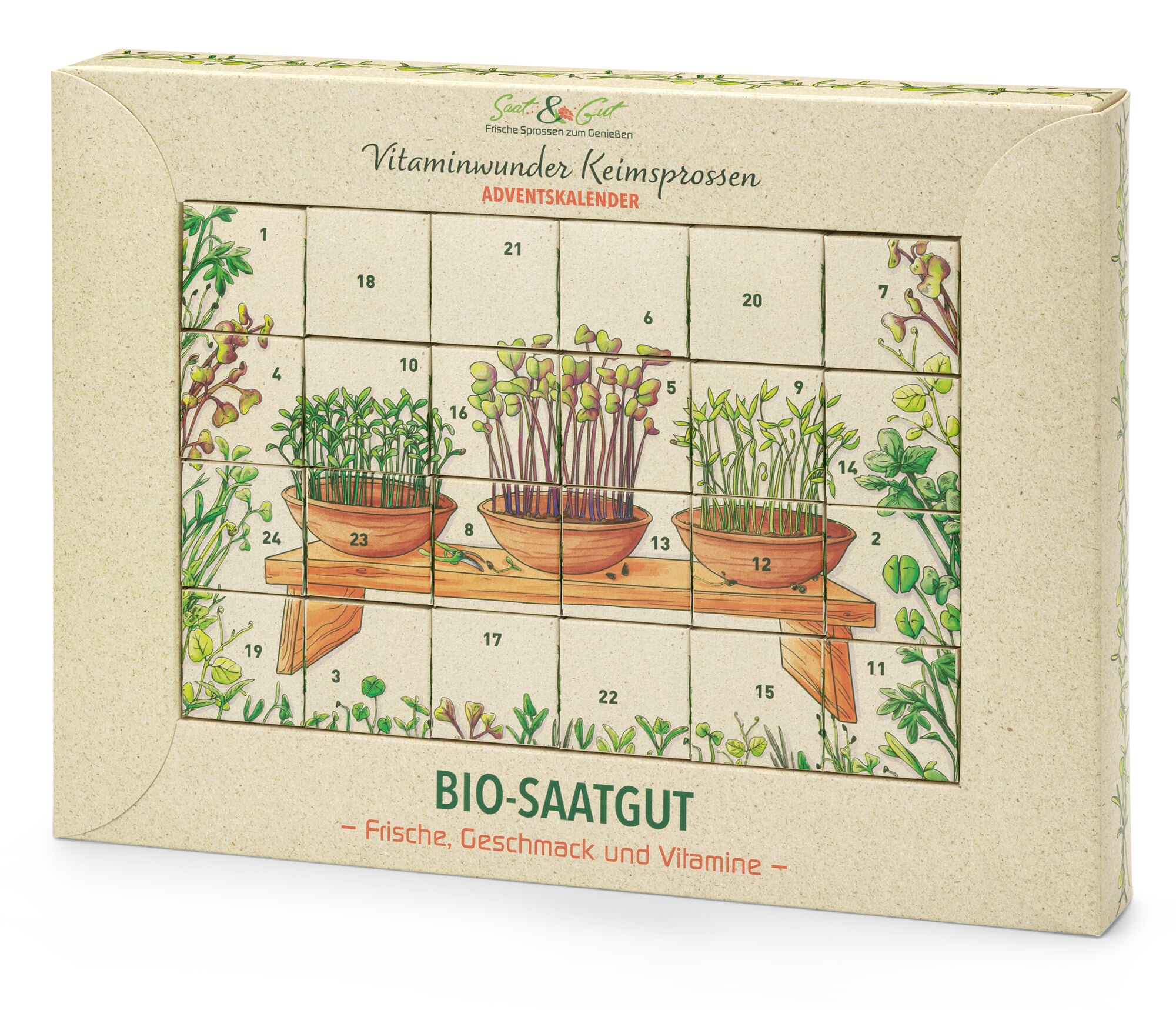 Adventskalender Bio-Microgreens | Manufactum