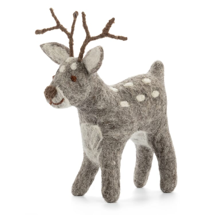 Standing Felt Reindeer