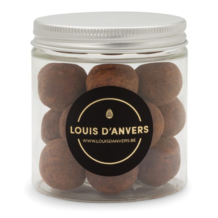 Patate belghe di marzapane al cacao