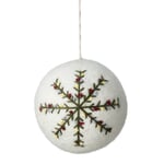Adornos navideños de fieltro bordados Estrella