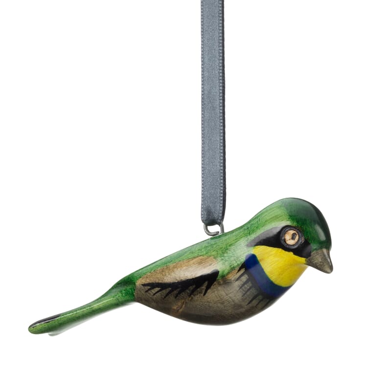 Decoratieve vogel hout met de hand gesneden, Berg spint