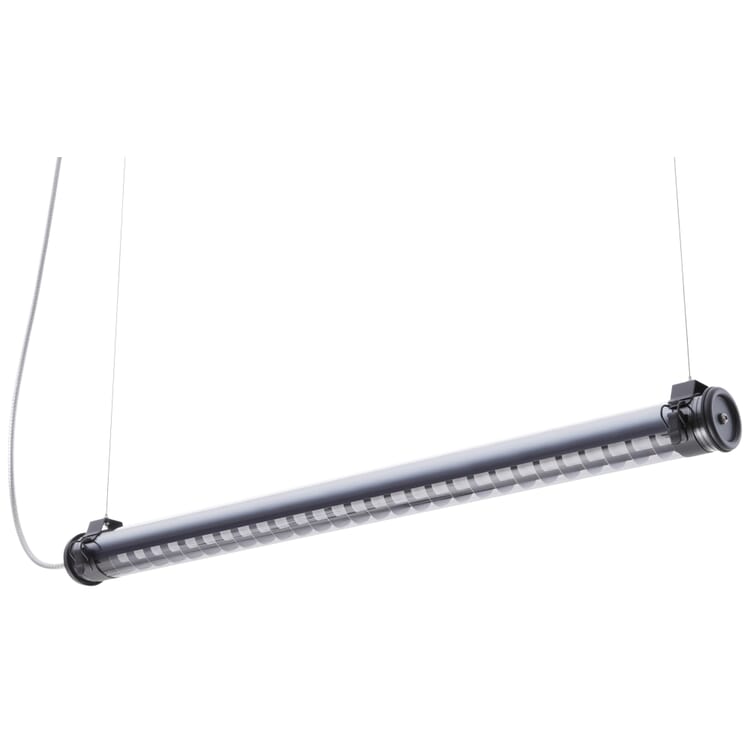 Purcell pendant light, Black / Petrol