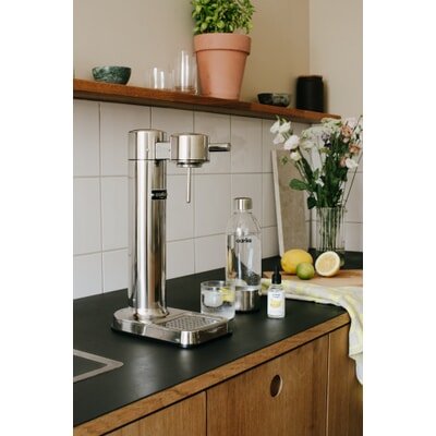 Wassersprudler Carbonator 3, Edelstahl, poliert, Inkl. PET-Flasche
